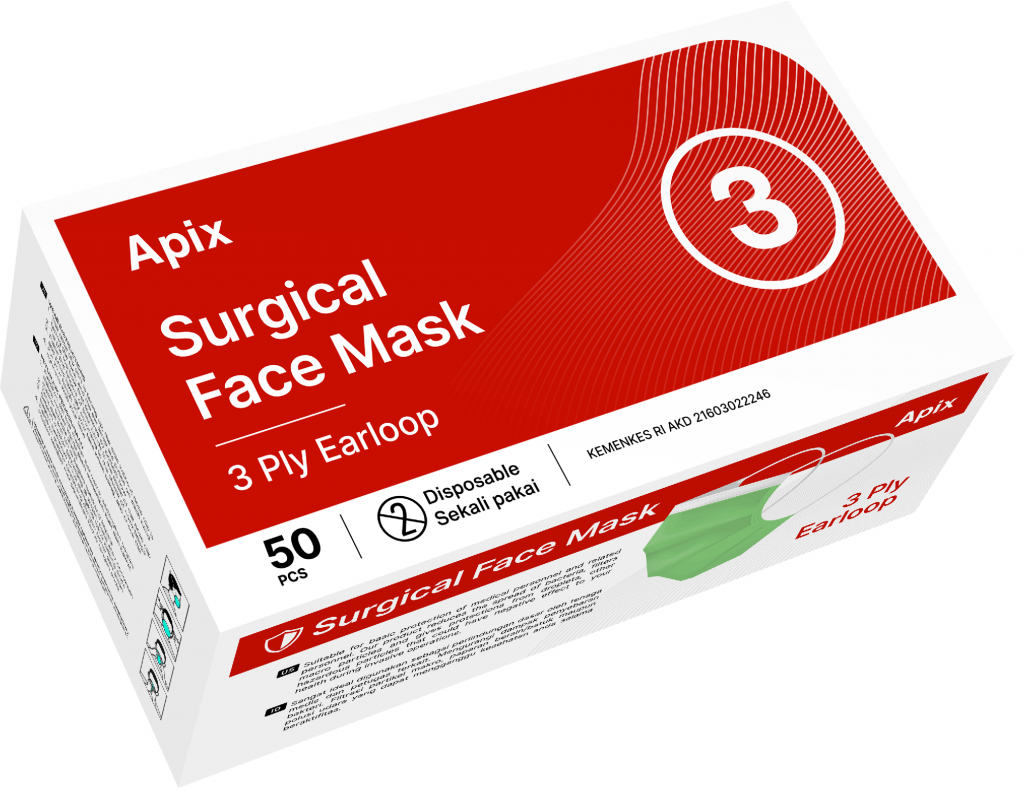 SURGICAL FACE MASK 3 PLY EARLOOP